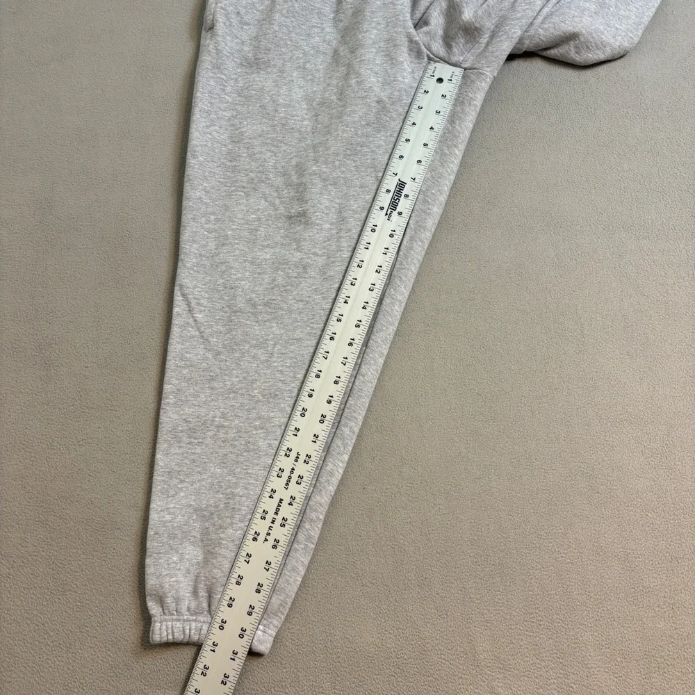 Skims Lounge Pant womens XL Gray Joggers Elastic Waist Pockets Capri - Picture 7 of 8